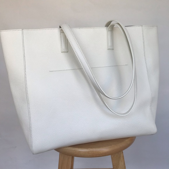 VERSACE COLLECTION PEBBLED LEATHER LARGE TOTE - Picture 4 of 6